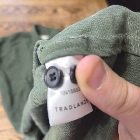 Tradlands Chelsea Dress in Pine sz XS - Picture 5 of 7